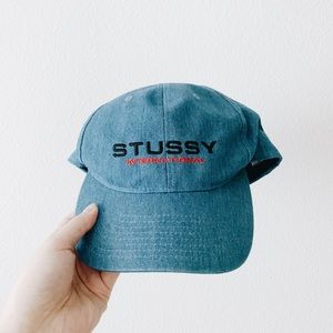 STUSSY ADJUSTABLE DENIM HAT